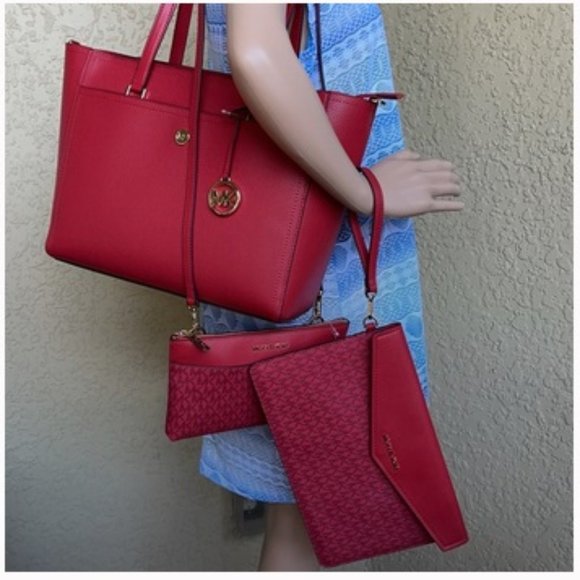 Michael Kors Maisie Large 3in1 Tote Bag Leather - Picture 1 of 16